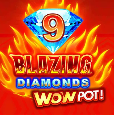 Bild till 9 blazing diamonds wowpot!