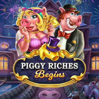Piggy Riches Begins logo image