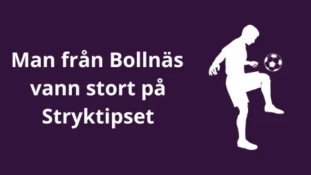Bollnäsbo vann på stryktipset under påskfirandet med 66 kronor