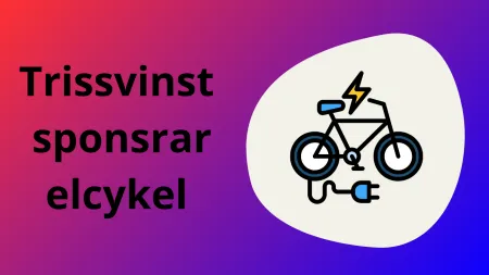 Köper elcykel för Trissvinst i Nyhetsmorgon