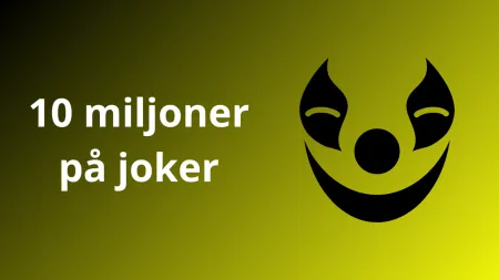 Vann 10 miljoner på Joker efter lördagens lottodragning