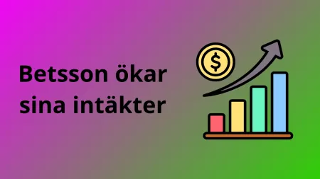 Betsson ökar intäkterna med 6 procent - ny rekordnivå!
