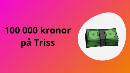 Lube från Klagshamn vann 100 000 på Triss