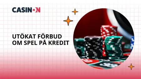 Beslut om utökat förbud om spel på kredit 2026
