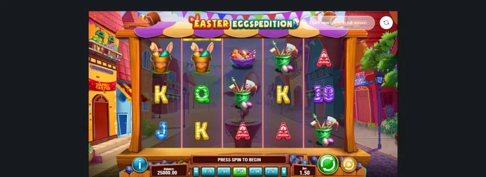 Easter Eggspedition slot hjul och symboler