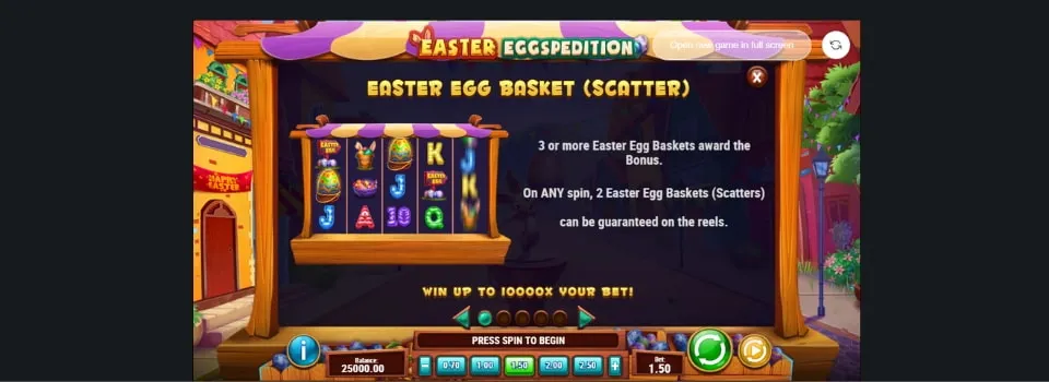 Easter Eggspedition scatter-symboler
