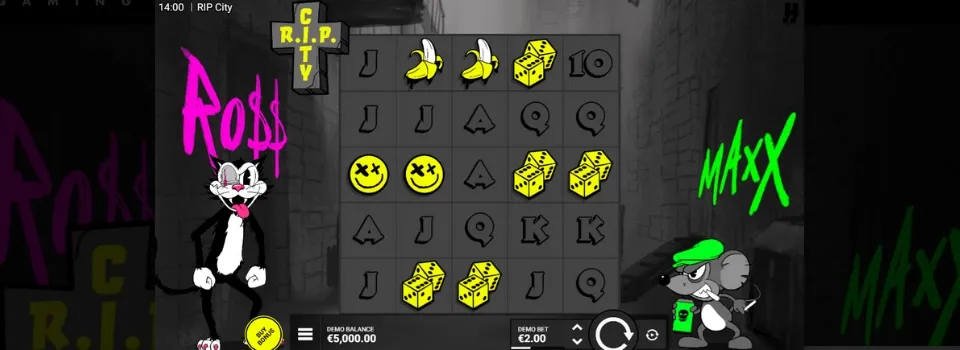 RIP City slot hjul och symboler