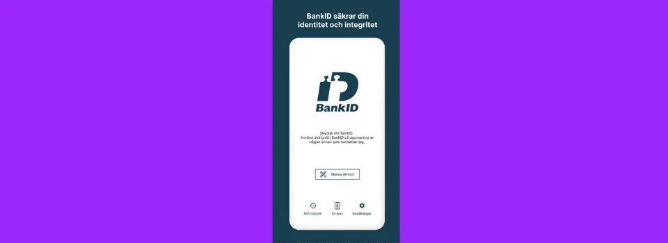 Verifering med BankID på mobilen