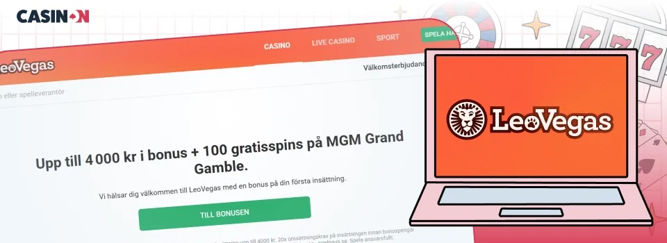 LeoVegas välkomstbonus