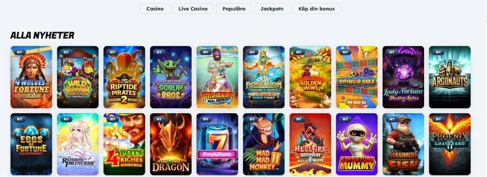 Live Casino hos 1x2 Casino
