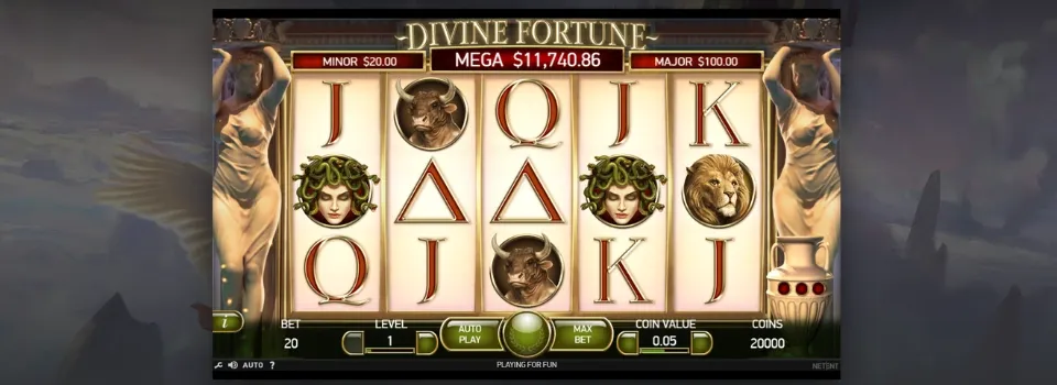 Divine Fortune spelplan