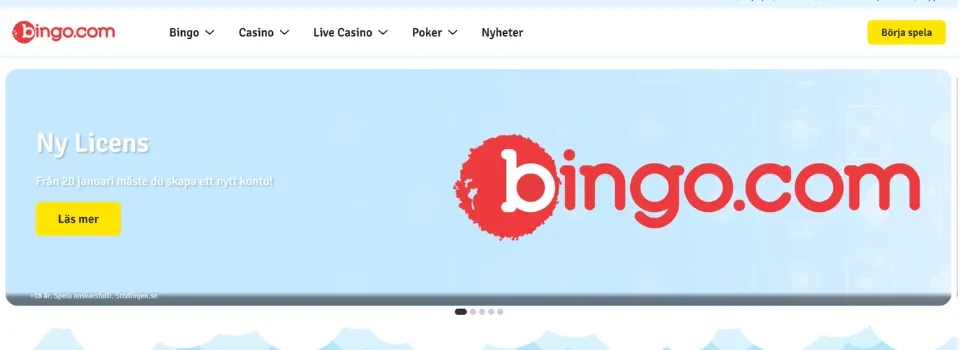 Bingo.com välkomnar spelare till sin nya licens under Domherre Limited 2026.
