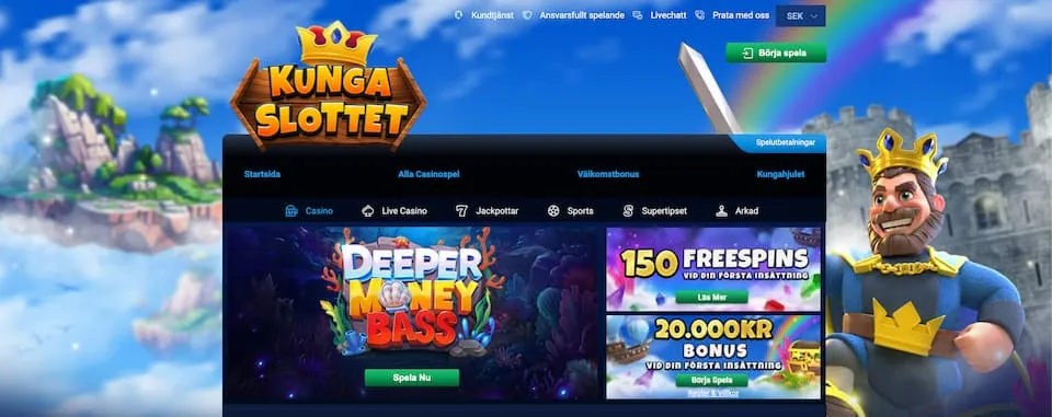 kungaslottet casino hemsida