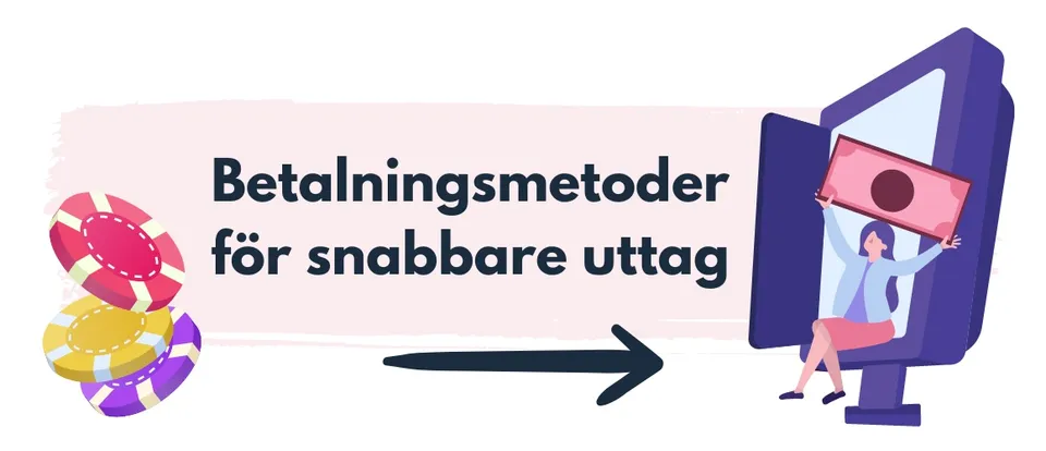 Snabba casino uttag med rätt betalningsmetod