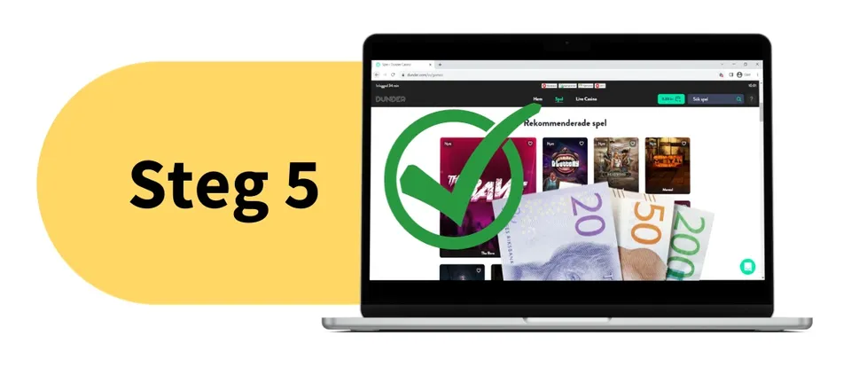 Färdigt uttag på BankID casino