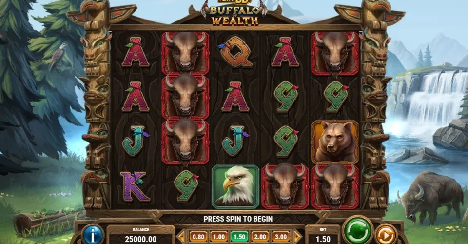 Buffalo of wealth spelplan