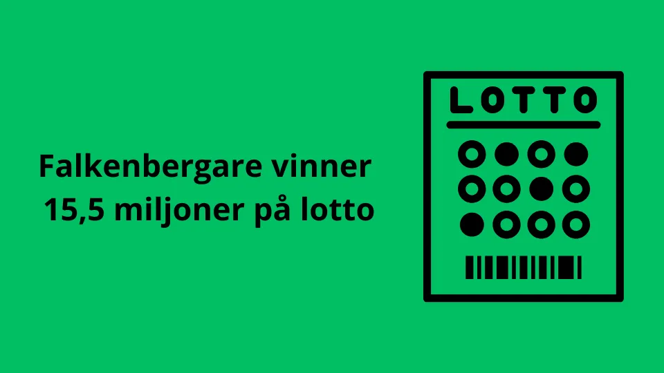 Falkenbergare vann årets högvinst på lotto