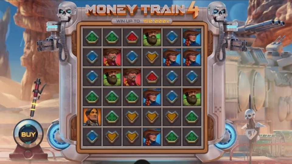 Money Train 4 spelplan