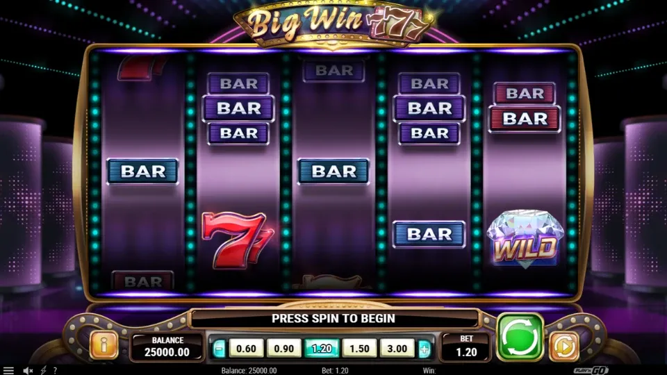 Big Win 777 spelplan