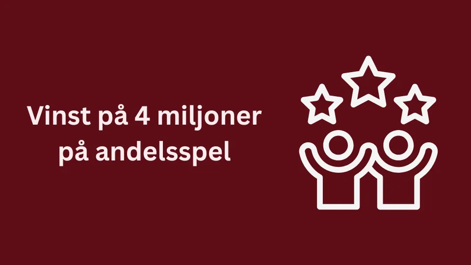 Vinst på 4 miljoner på andelsspel i Klippan
