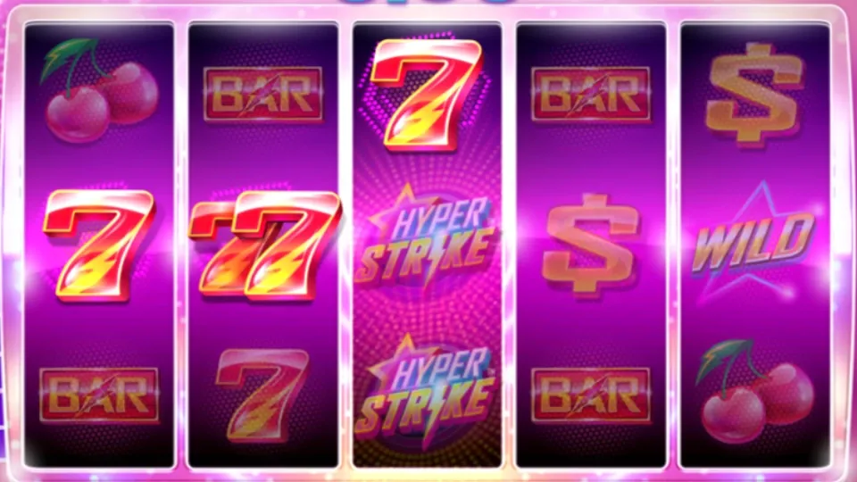 Slotgrafik i Hyper Strike