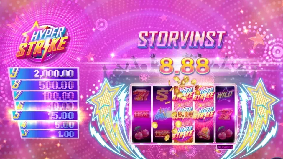 Hyper Strike storvinst