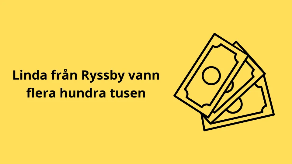 Linda från Ryssby vann flera hundra tusen i TV4