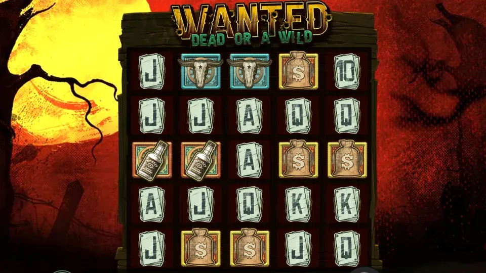 Wanted Dead or a Wild spelplan