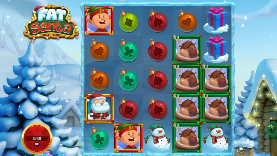 Fat Santa spelplan