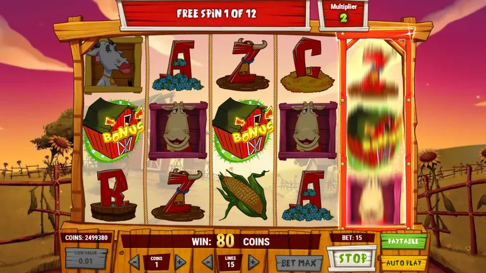 Crazy Cows free spins
