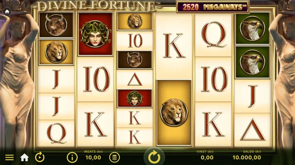 Divine Fortune Megaways spelplan