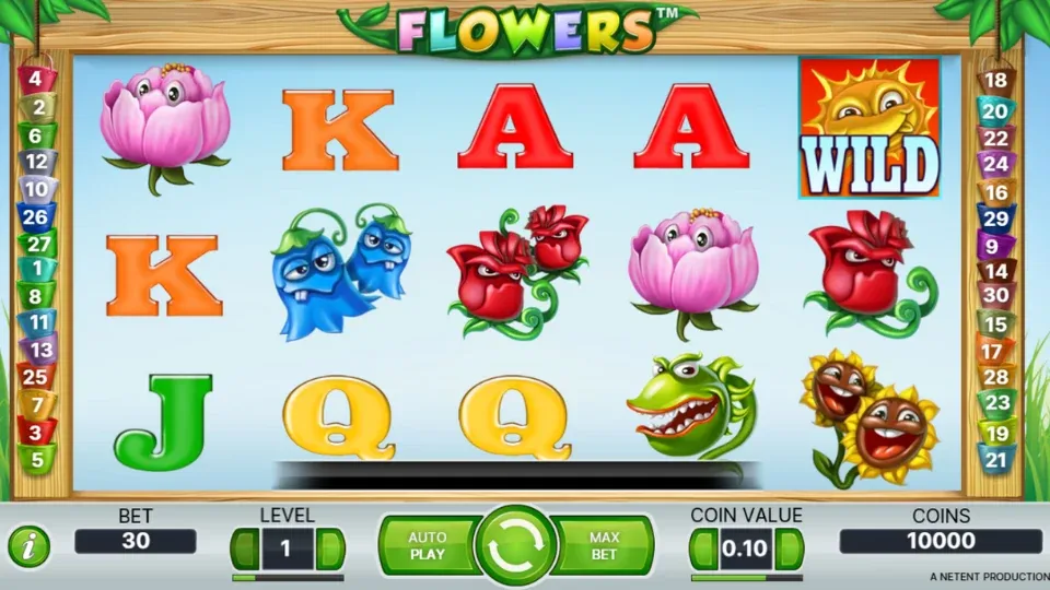 Flowers spelplan