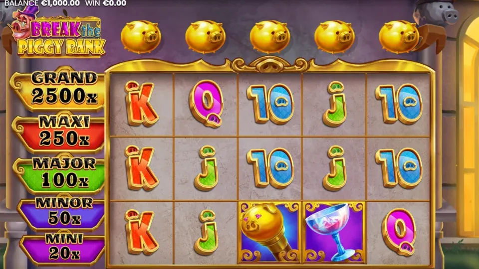 Break the Piggy Bank spelplan