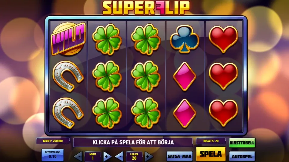 Super flip spelplan