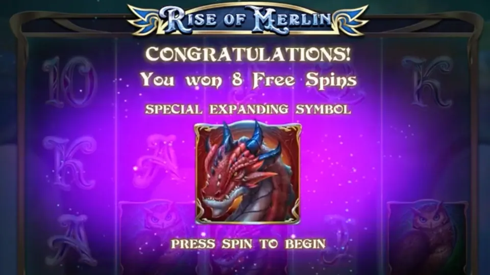 Rise of Merlin free spins