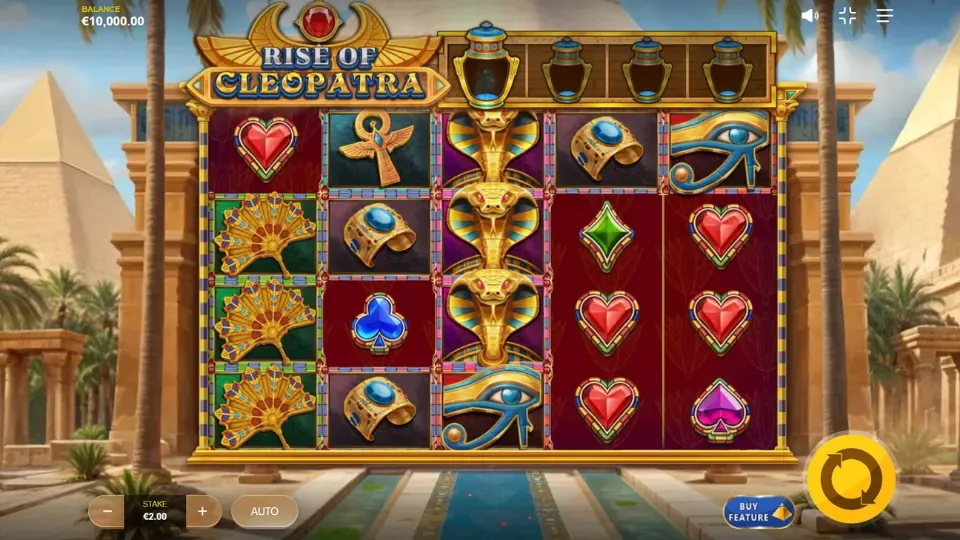 Rise of Cleopatra spelplan