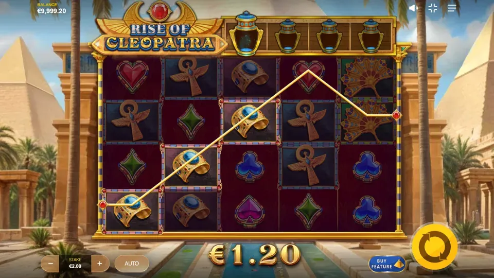 Rise of Cleopatra vinst