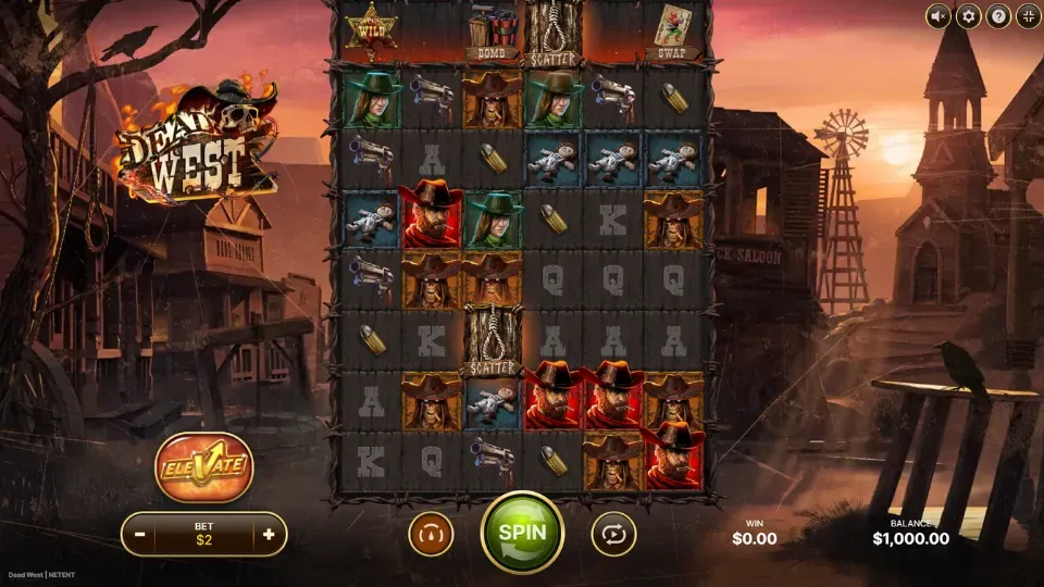 Dead West spelplan