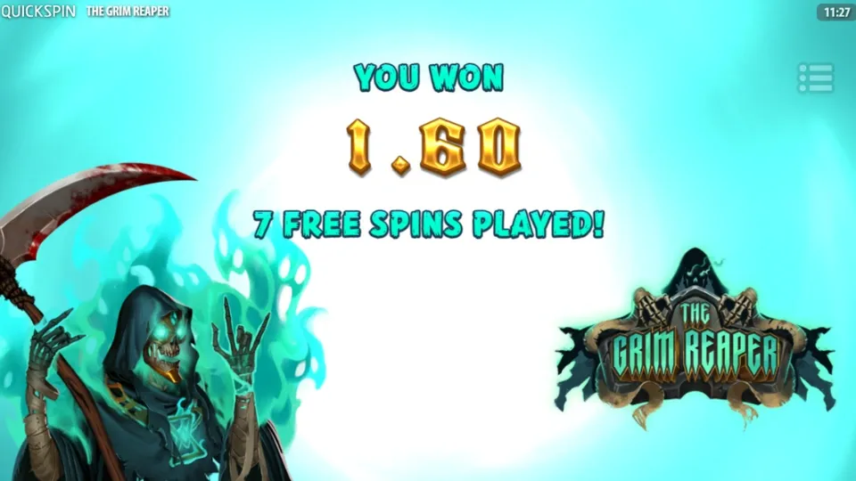 The Grim Reaper free spins