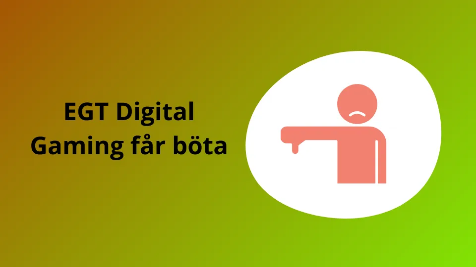 EGT Digital Gaming får böta