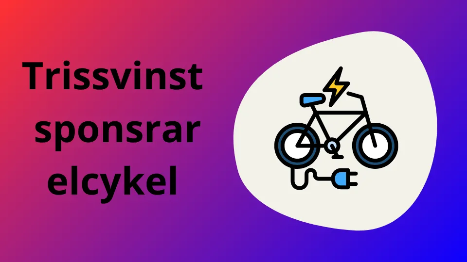 Trissvinst sponsrar elcykel