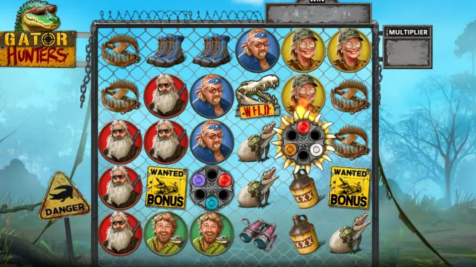 Gator Hunters slot spelplan
