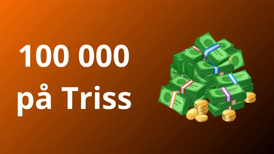 Karl Bertil vann på Triss och fick med sig 100 000 kronor