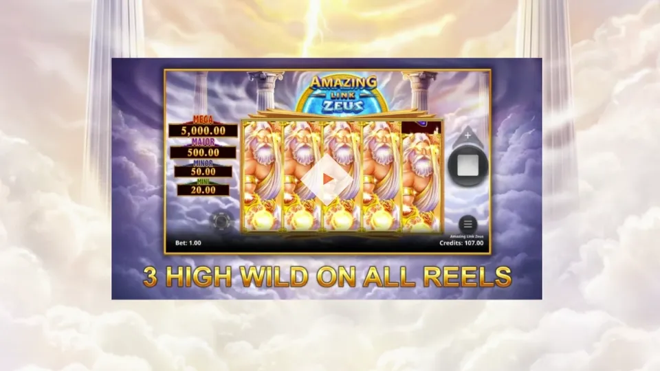 Amazing Link Zeus slot spelplan