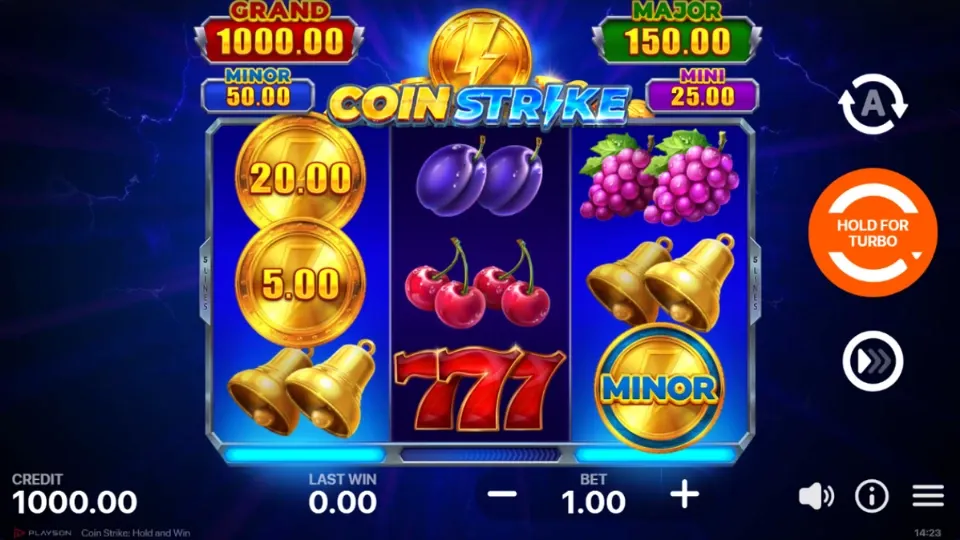 Coin Strike: Hold and Win slot spelplan