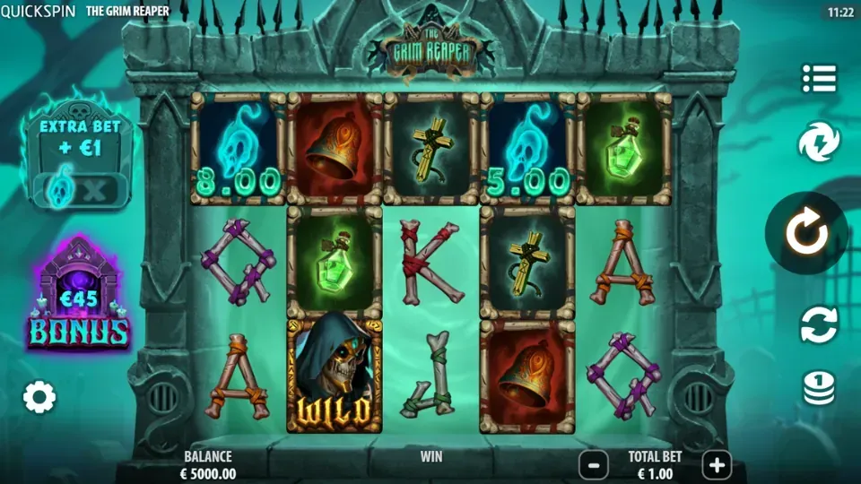 The Grim Reaper slot spelplan