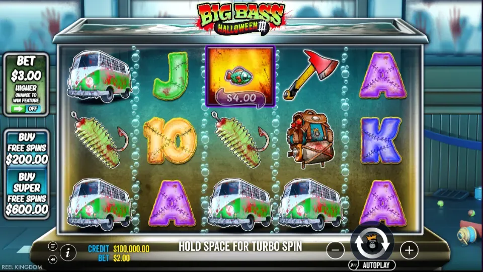 Big Bass Halloween 3 slot spelplan