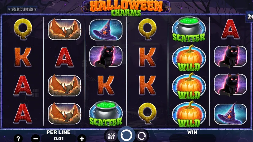 Halloween Charms slot slot spelplan