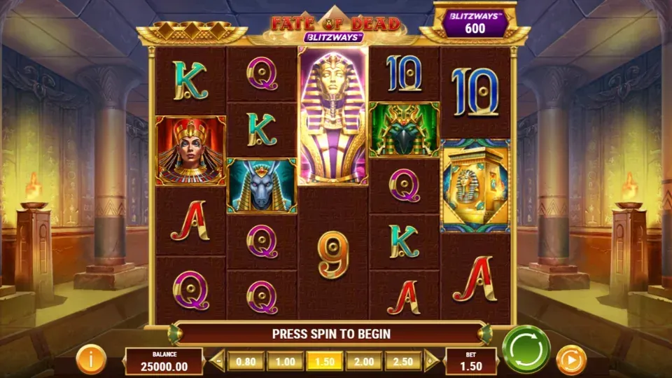 Fate of Dead Blitzways slot spelplan