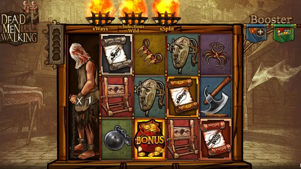 Dead Men Walking slot spelplan